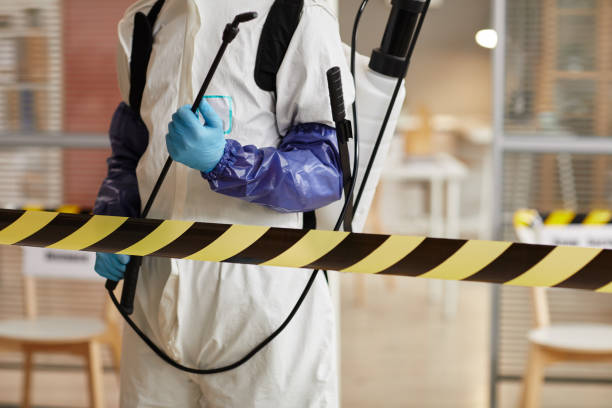 Professional Sewage Cleanup technician working in La Salle, CO